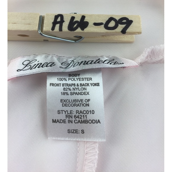 Linea Donatella Women Sleepwear Small Pink A66-09Z - Picture 7 of 7